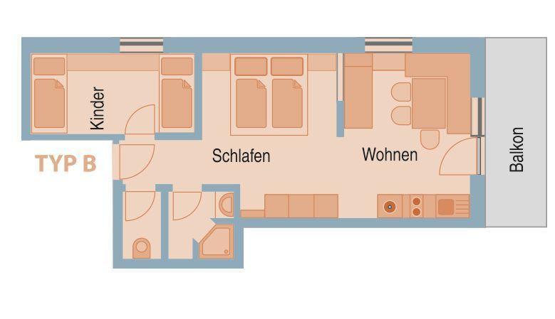 Edelweiss Appartements Riezlern Kamer foto